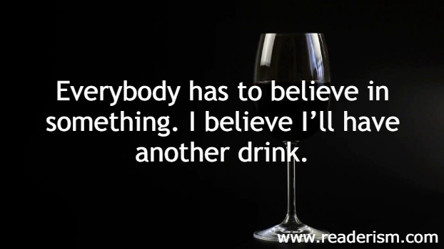 Funny Short Drinking Quotes