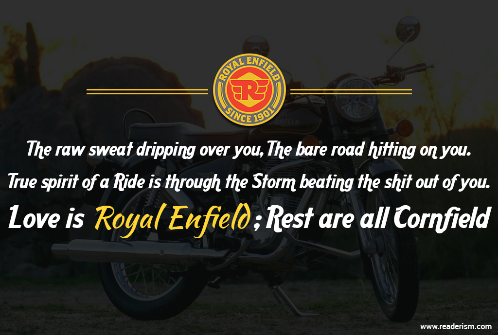 Royal Enfield Quotes