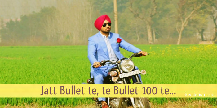 Jatt bullet te, te bullet 100 te...