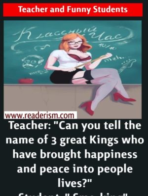 Teacher and Funny Students - Readerism.com