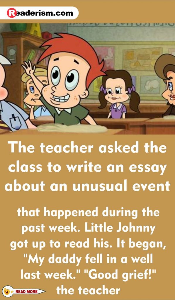 When Little Johnny Read his Story - Readerism