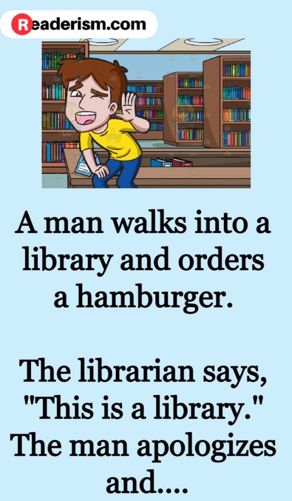 Man Walks into a Library - Readerism