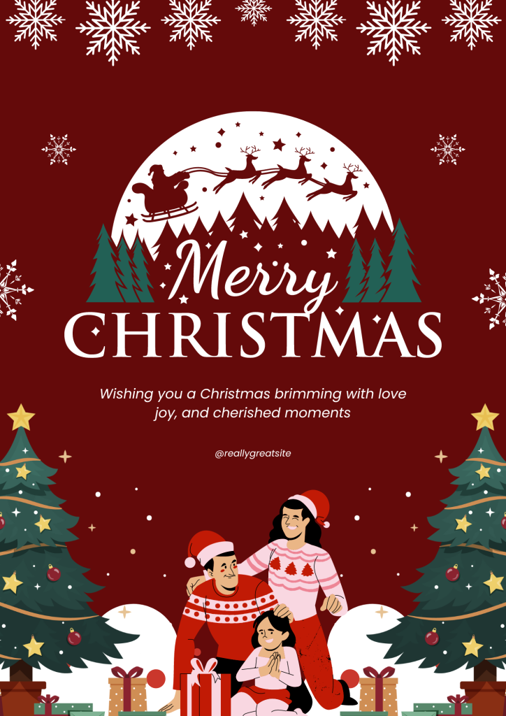 Merry Christmas Calligraphy